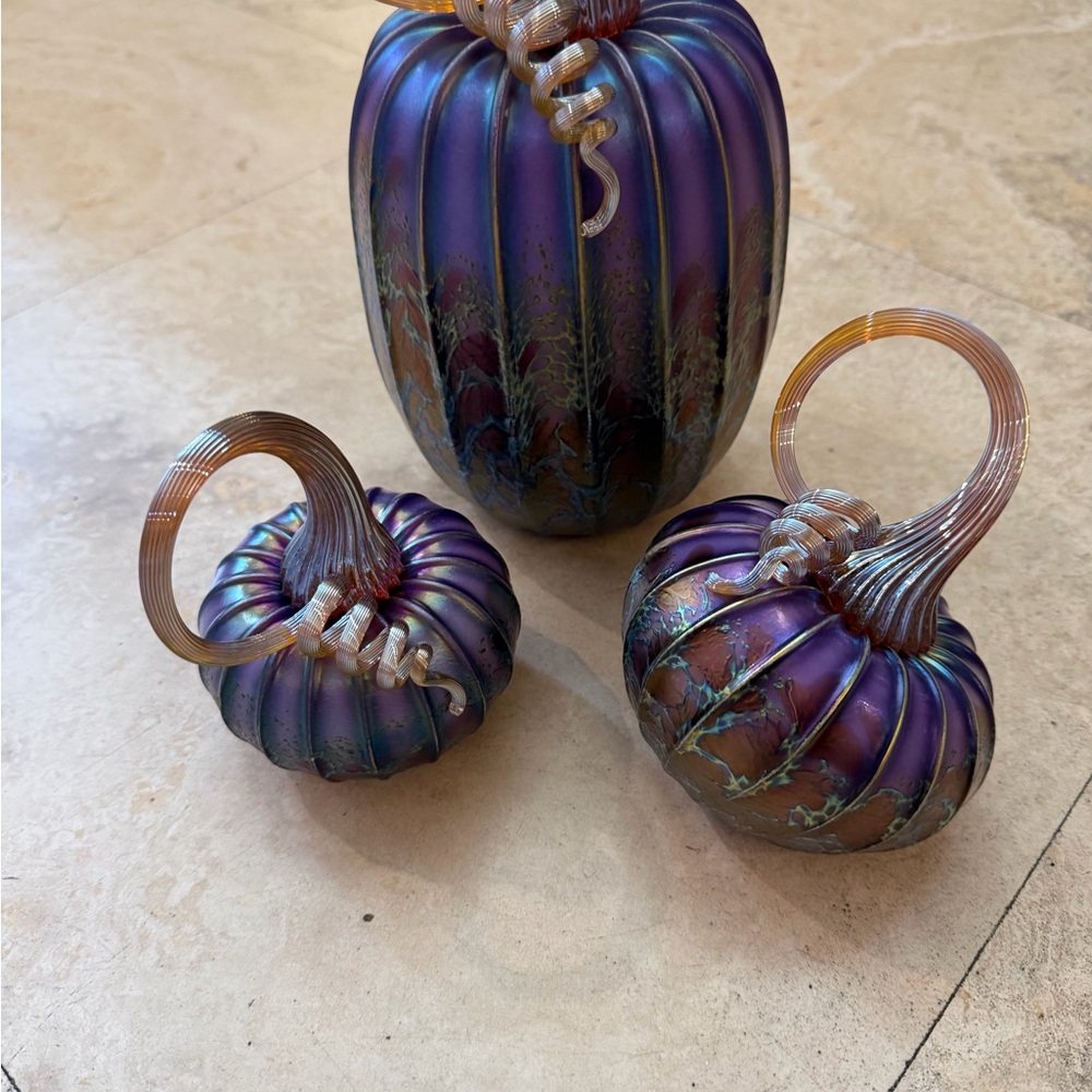 Aubergine Pumpkin Trio